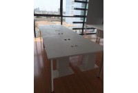 Thanh lý bàn làm việc nhóm, bàn họp chân sắt như mới